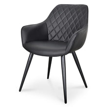 Load image into Gallery viewer, Entwine Dining Chairs (Set of 2) - Black PU - Boho Bliss