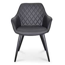 Load image into Gallery viewer, Entwine Dining Chairs (Set of 2) - Black PU - Boho Bliss