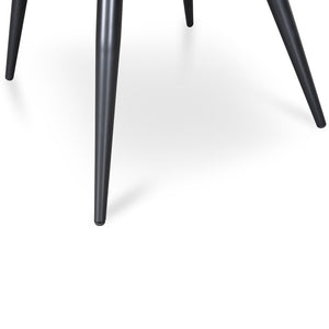 Entwine Dining Chairs (Set of 2) - Black PU - Boho Bliss