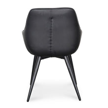 Load image into Gallery viewer, Entwine Dining Chairs (Set of 2) - Black PU - Boho Bliss