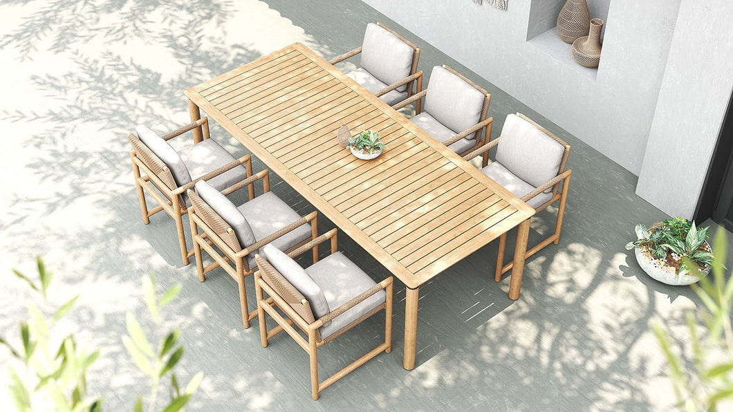Esperance Outdoor Dining Table - 2.4m - Boho Bliss