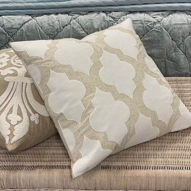 Esperance White Cushion Cover - Boho Bliss
