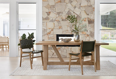 Farmhouse Dining Table - 250cm - Boho Bliss