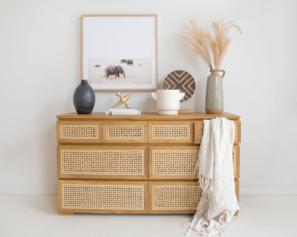 Fernando Chest of Drawers - 8 drawer - Boho Bliss