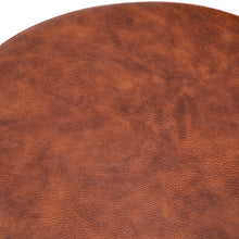 Load image into Gallery viewer, Fina Bar Stool - Rustic Brown, Black Frame - Boho Bliss