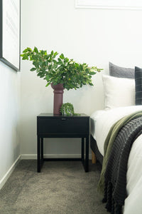Flynn Bedside Table - Black - Boho Bliss