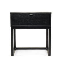 Load image into Gallery viewer, Flynn Bedside Table - Black - Boho Bliss