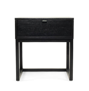 Flynn Bedside Table - Black - Boho Bliss