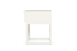 Flynn Bedside Table - White - Boho Bliss