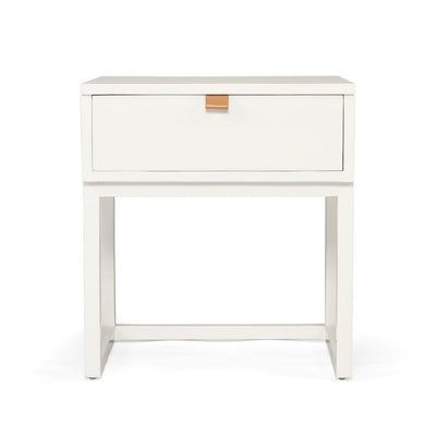 Flynn Bedside Table - White - Boho Bliss