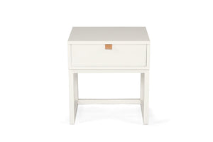 Flynn Bedside Table - White - Boho Bliss