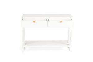 Flynn Console Table - White - Boho Bliss
