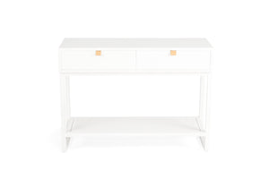 Flynn Console Table - White - Boho Bliss