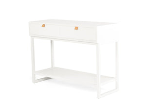 Flynn Console Table - White - Boho Bliss