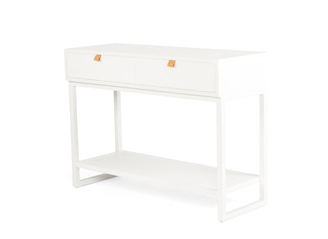 Flynn Console Table - White - Boho Bliss