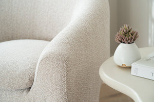Freja Armchair - Linen - Boho Bliss