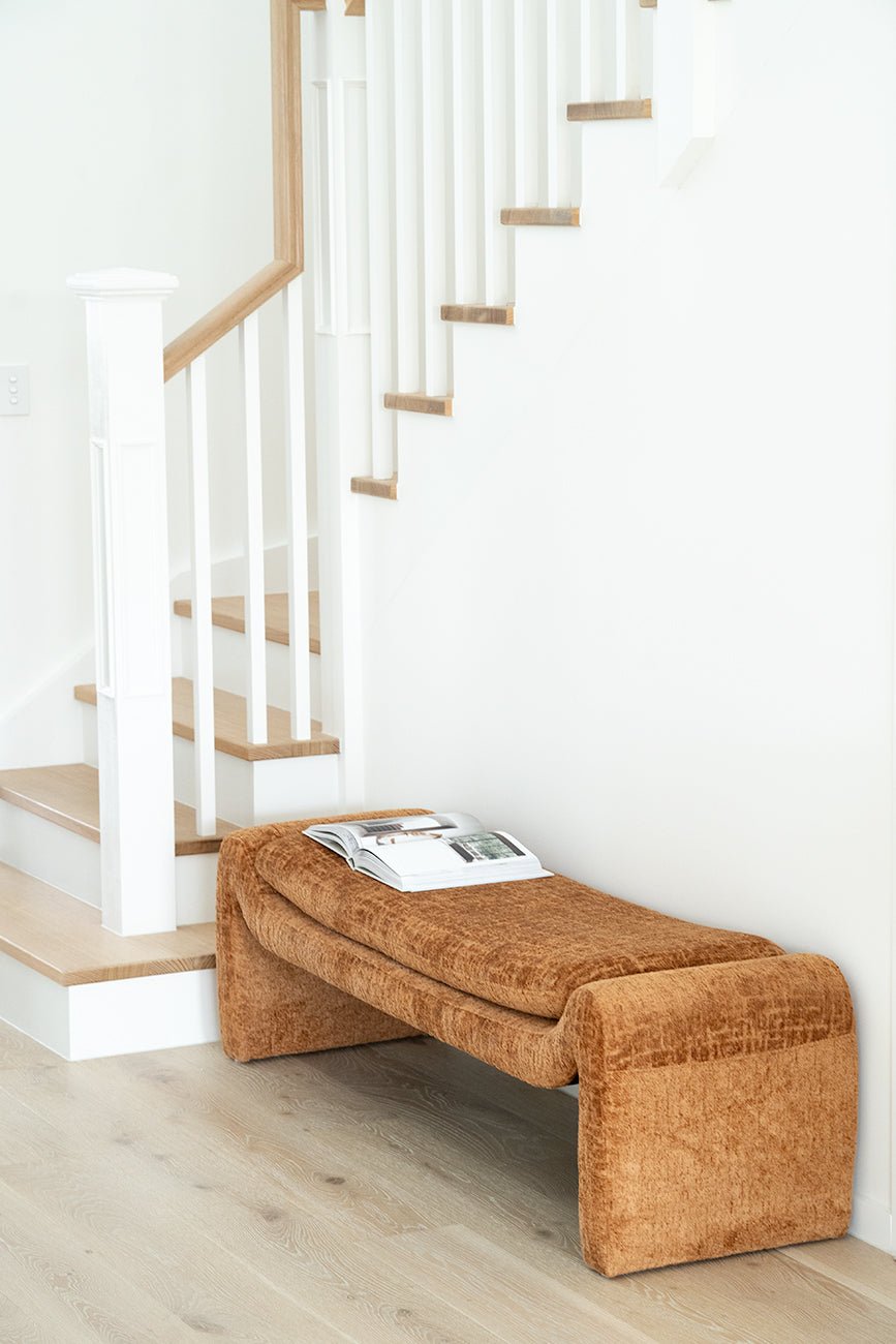 Freja Bench - Burnt Ochre - Boho Bliss