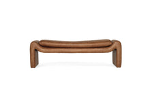 Load image into Gallery viewer, Freja Bench - Cognac - Boho Bliss
