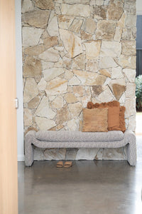 Freja Bench - Mottled Taupe - Boho Bliss