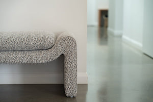 Freja Bench - Mottled Taupe - Boho Bliss