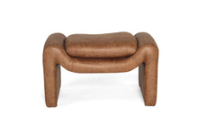 Load image into Gallery viewer, Freja Ottoman - Cognac - Boho Bliss