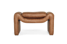 Load image into Gallery viewer, Freja Ottoman - Cognac - Boho Bliss