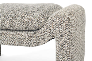 Freja Ottoman - Mottled Taupe - Boho Bliss