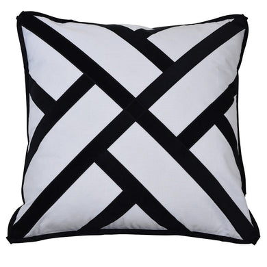 Fremantle Cushion Cover - Black - Boho Bliss