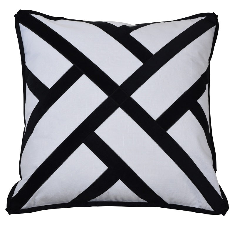 Fremantle Cushion Cover - Black - Boho Bliss