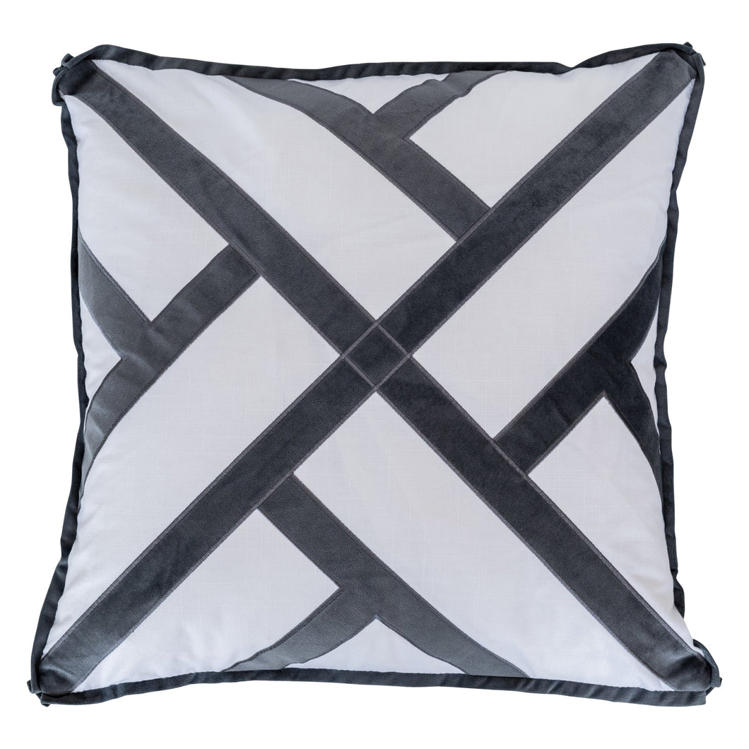 Fremantle Cushion Cover - Grey - Boho Bliss