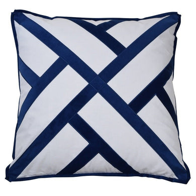 Fremantle Cushion Cover - Navy - Boho Bliss