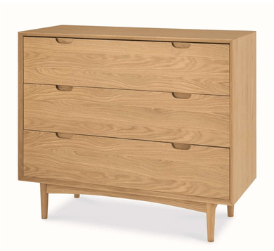 Freya 3 Drawer Chest - Natural - Boho Bliss
