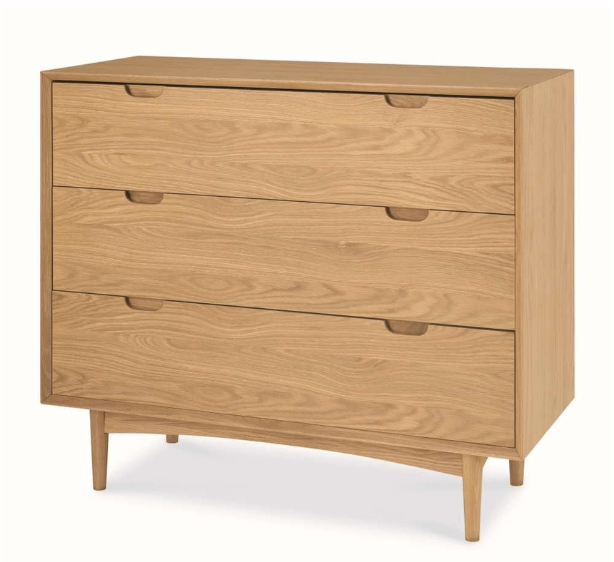 Freya 3 Drawer Chest - Natural - Boho Bliss