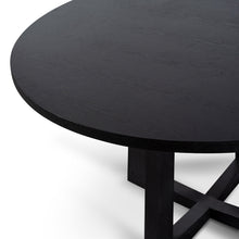 Load image into Gallery viewer, Galu Round Dining Table 1.2m - Black - Boho Bliss