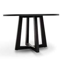 Load image into Gallery viewer, Galu Round Dining Table 1.2m - Black - Boho Bliss