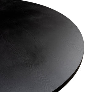 Galu Round Dining Table 1.2m - Black - Boho Bliss