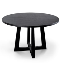 Load image into Gallery viewer, Galu Round Dining Table 1.2m - Black - Boho Bliss