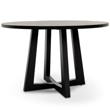 Load image into Gallery viewer, Galu Round Dining Table 1.2m - Black - Boho Bliss