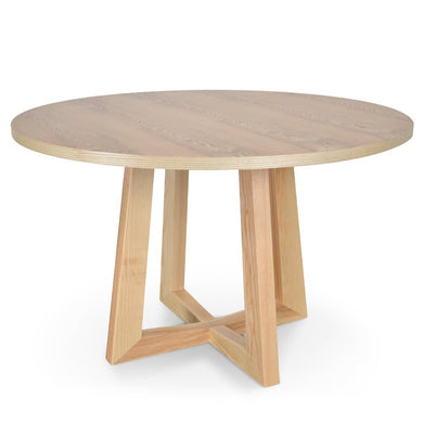 Galu Round Dining Table 1.2m - Natural - Boho Bliss