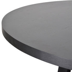 Galu Round Dining Table 1.5m - Black - Boho Bliss