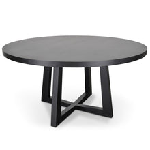 Load image into Gallery viewer, Galu Round Dining Table 1.5m - Black - Boho Bliss