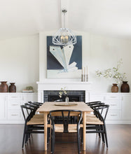 Load image into Gallery viewer, Gamma Wide Angular Cage Pendant Light - White - Boho Bliss