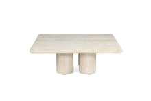 Load image into Gallery viewer, Geo Travertine Square Coffee Table - 100cm - Boho Bliss