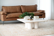 Load image into Gallery viewer, Geo Travertine Square Coffee Table - 100cm - Boho Bliss