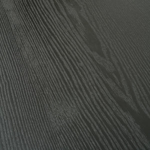 Gnarly Coffee Table 117.5cm - Black Ash Veneer, Black Frame - Boho Bliss