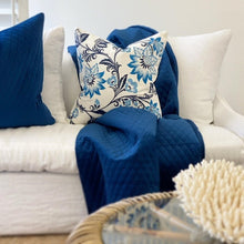 Load image into Gallery viewer, Grace Cushion Cover - Blue - Boho Bliss