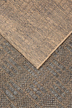 Load image into Gallery viewer, Grid Natural Rug 276x365 - Ink - Boho Bliss