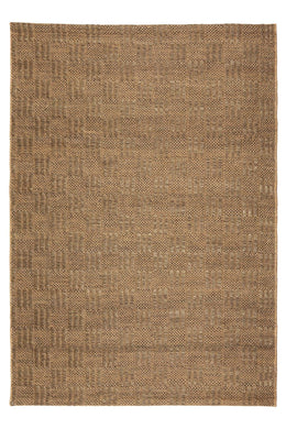 Grid Natural Rug 276x365 - Khaki - Boho Bliss