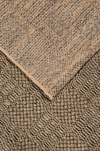 Grid Natural Rug 305x430 - Khaki - Boho Bliss