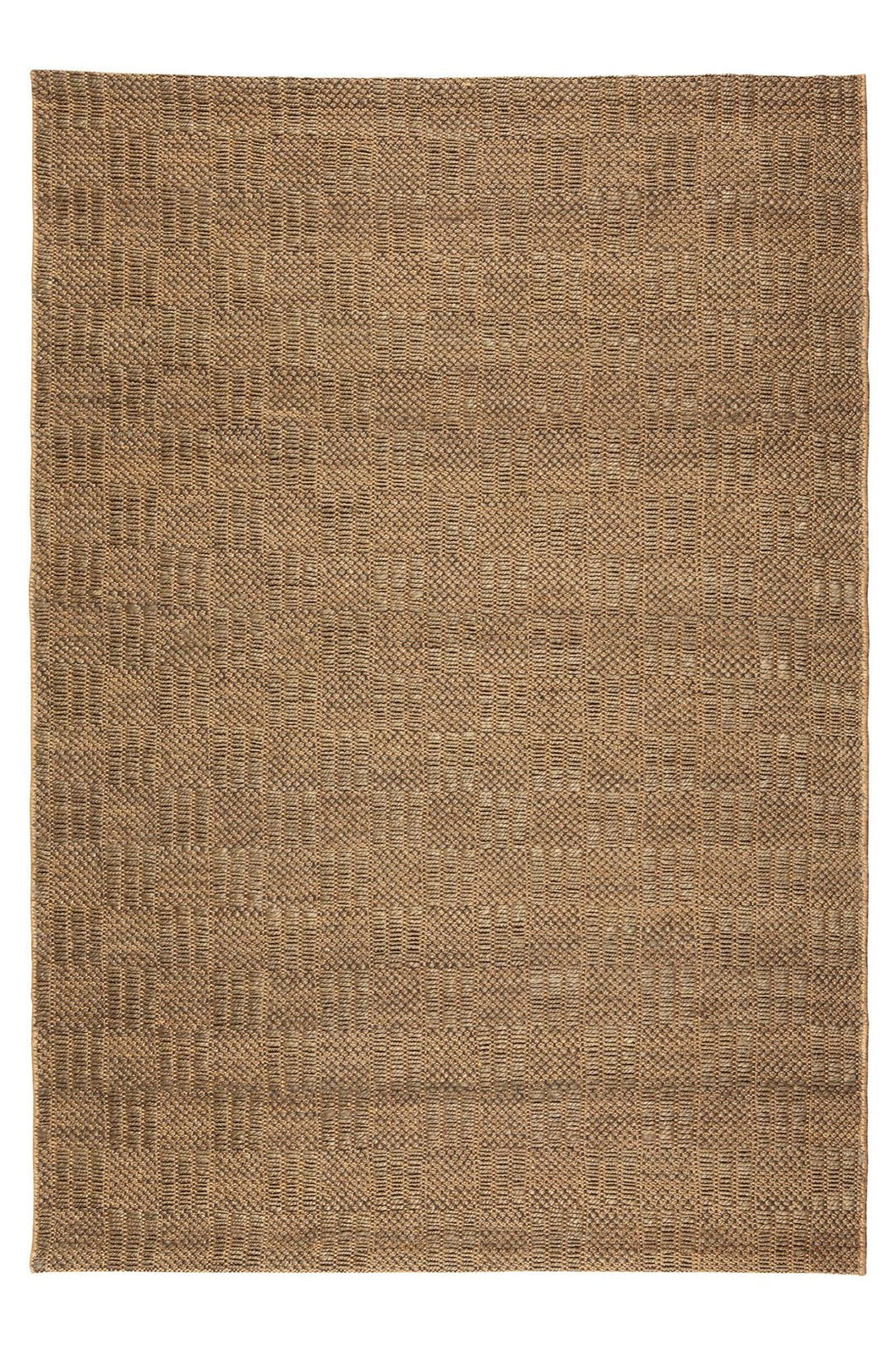 Grid Natural Rug 305x430 - Khaki - Boho Bliss